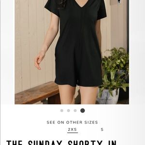 Sunday Shorty in Midnight Black 2XS